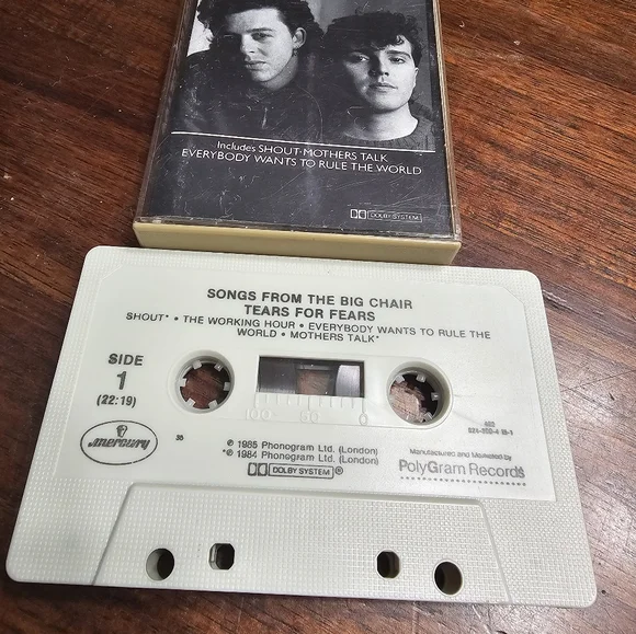 Tears for Fears Cassette Tape - Picture 3 of 3